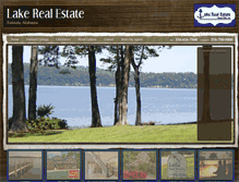 Tablet Screenshot of lakerealestateandland.com